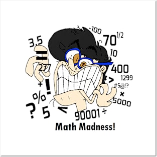 Math Madness! | AngelAnimates Posters and Art